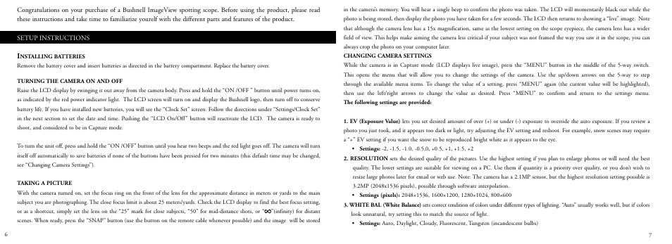 Bushnell 78-7351 User Manual | Page 4 / 57