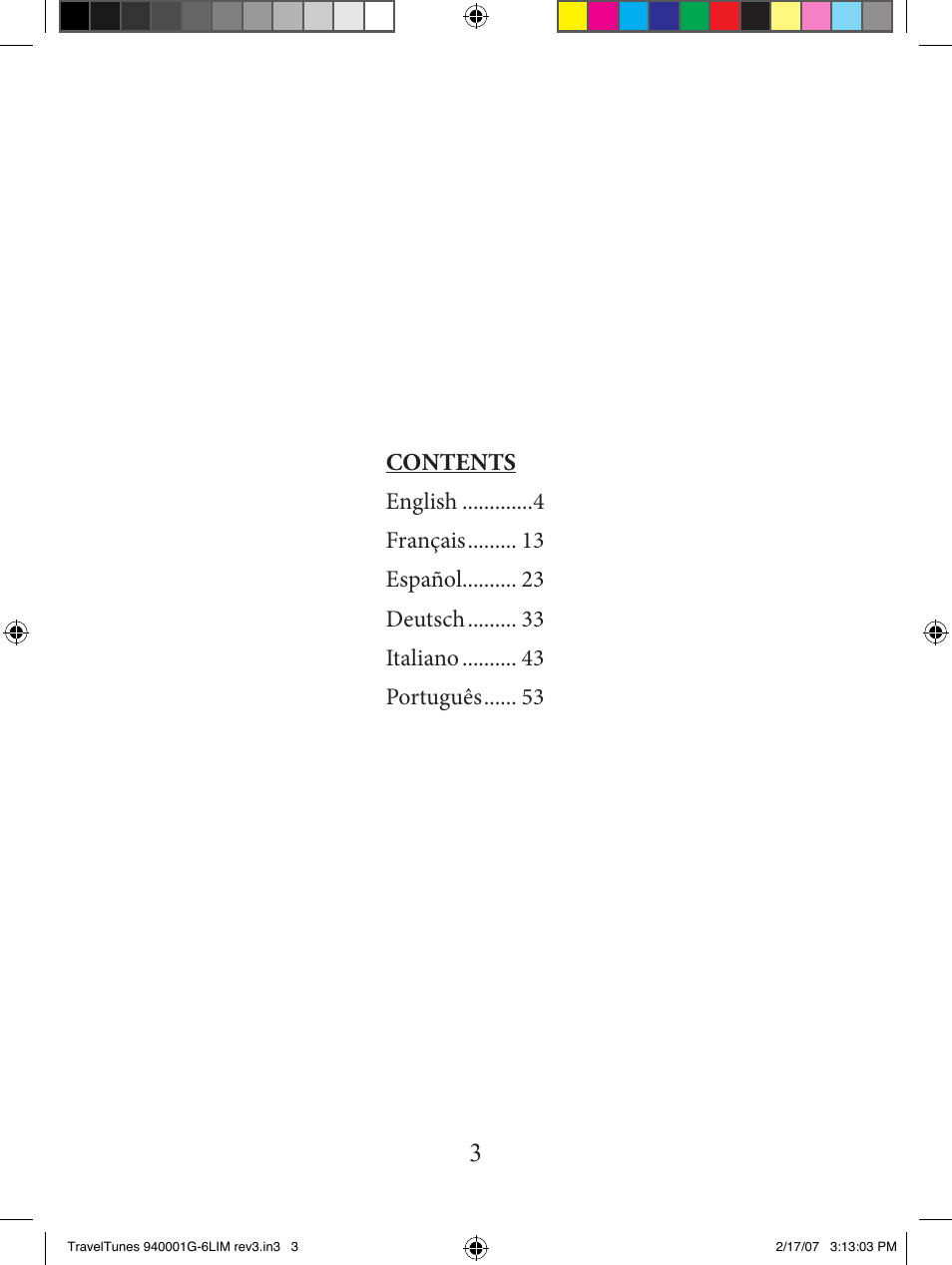 Bushnell 940001AP User Manual | Page 3 / 64