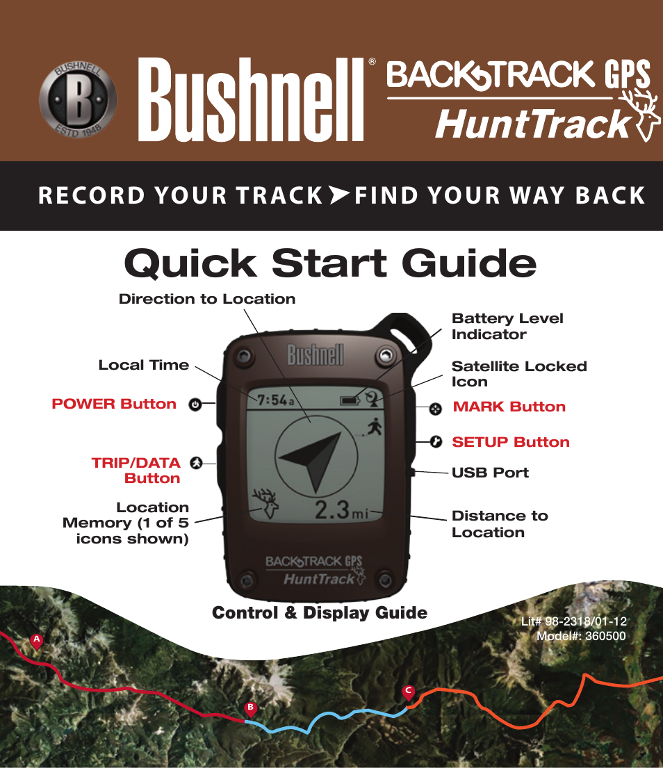 Bushnell 360500 User Manual | 8 pages