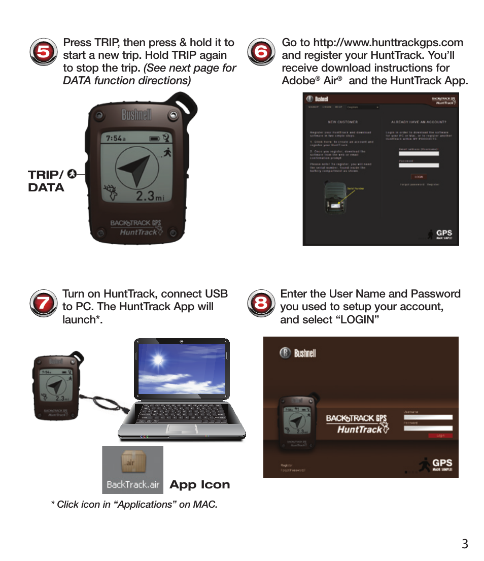 Bushnell 360500 User Manual | Page 3 / 8