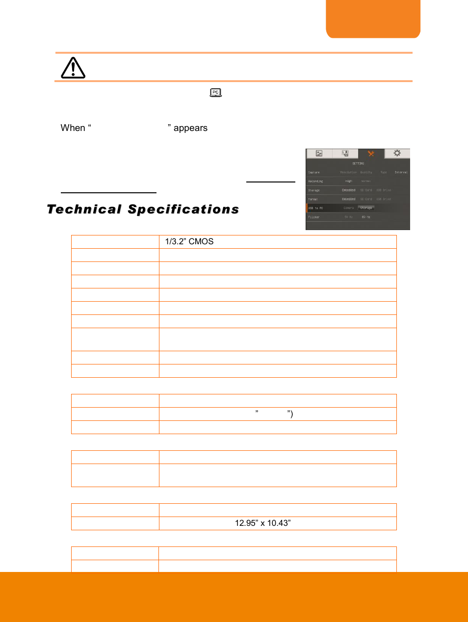 Technical specifications, Image, Optics | Power, Lighting, Input/output, English | AVer PL50 user manual User Manual | Page 36 / 46