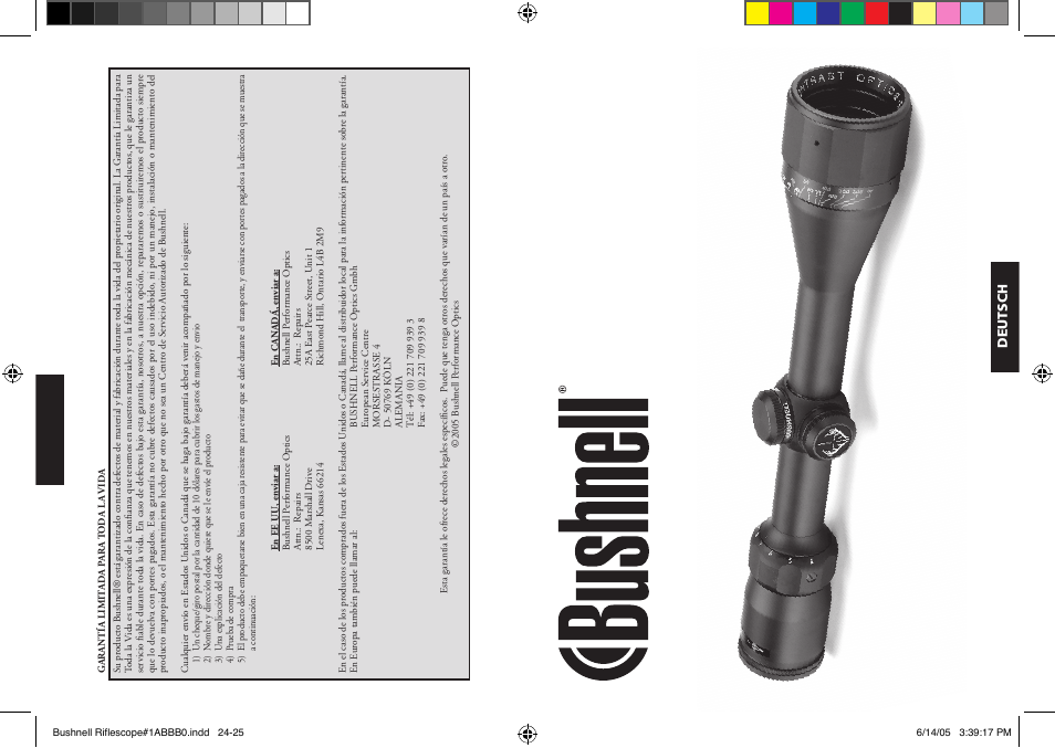 Bushnell 98-0603/06-05 User Manual | Page 13 / 25