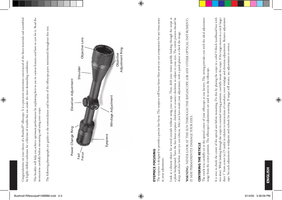 Bushnell 98-0603/06-05 User Manual | Page 2 / 25