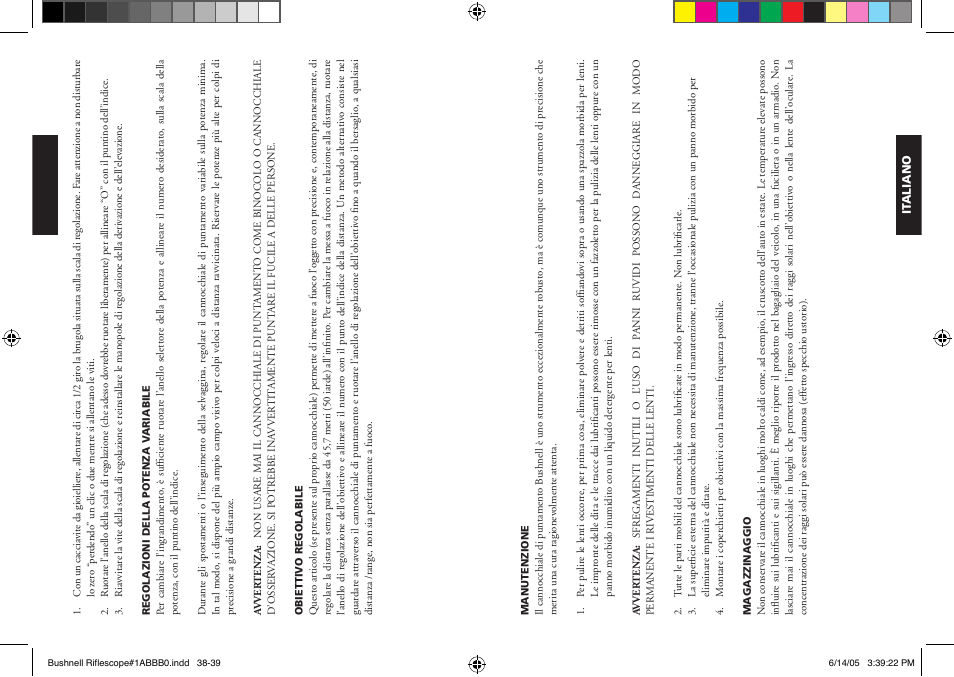 Bushnell 98-0603/06-05 User Manual | Page 20 / 25