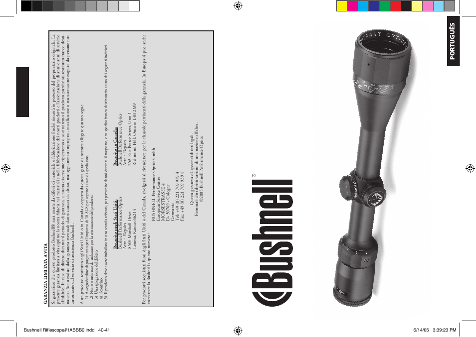 Bushnell 98-0603/06-05 User Manual | Page 21 / 25