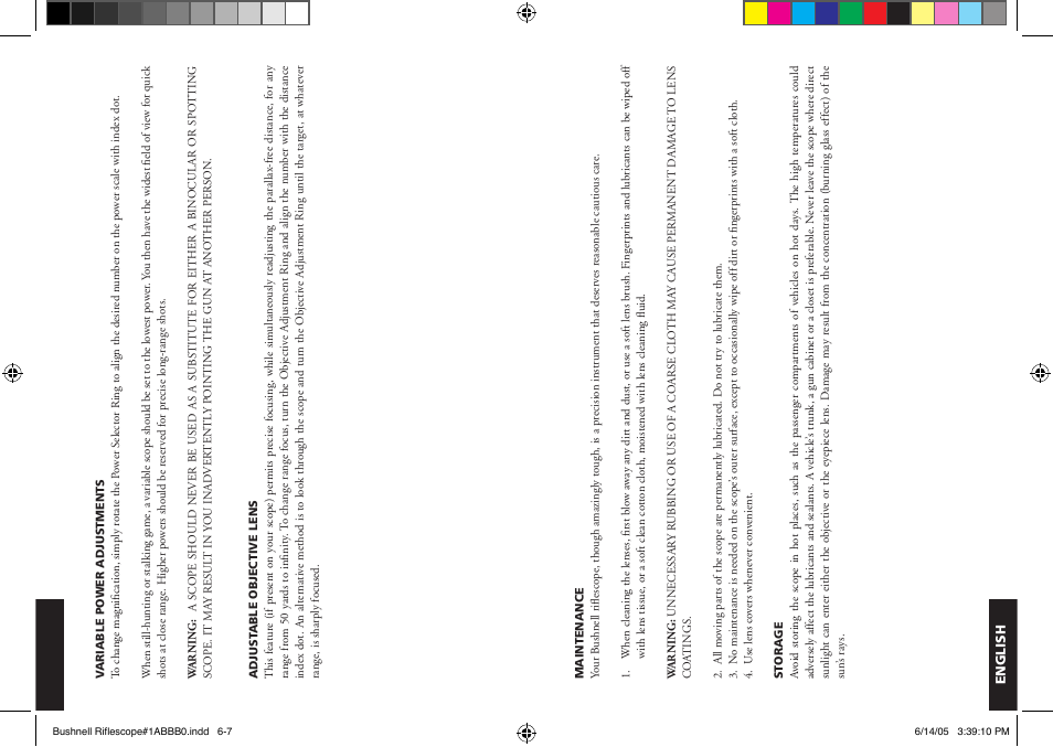 Bushnell 98-0603/06-05 User Manual | Page 4 / 25