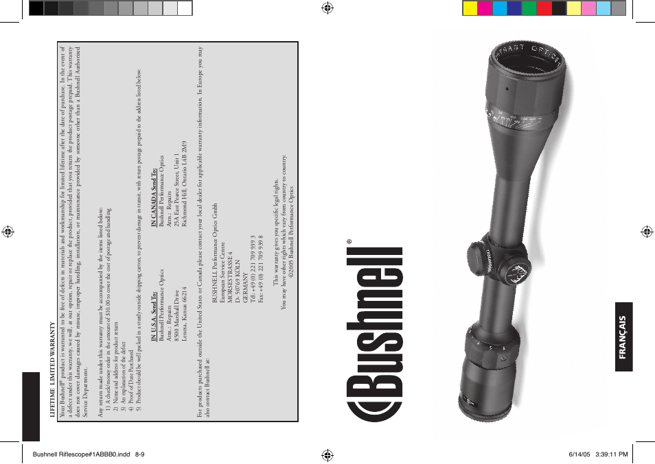 Bushnell 98-0603/06-05 User Manual | Page 5 / 25