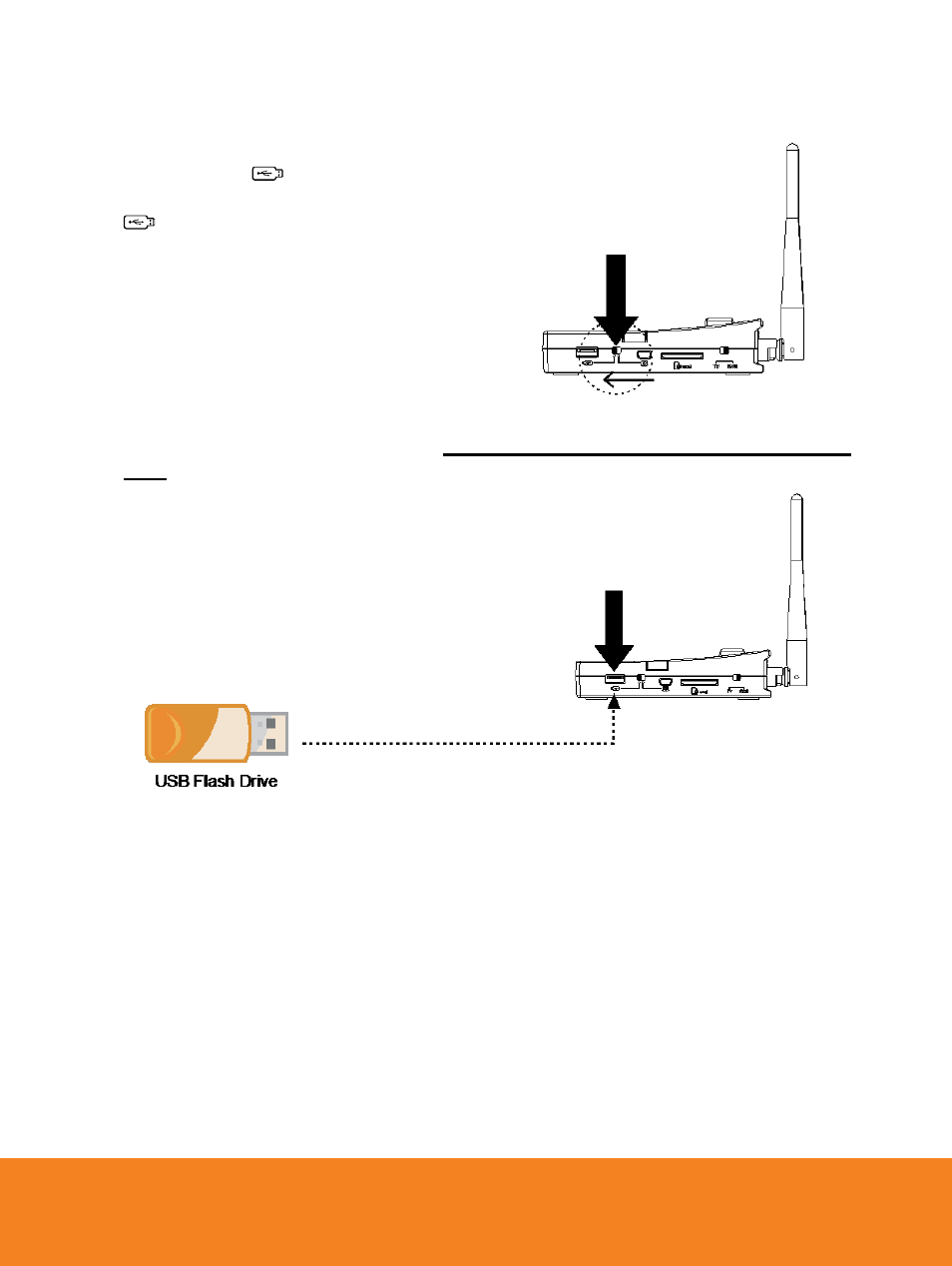 45binsert a usb flash drive, English | AVer W30 user manual User Manual | Page 23 / 44