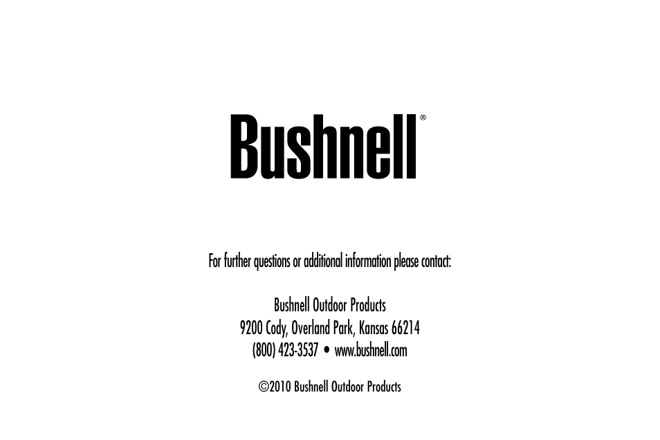 Bushnell IMAGE VIEW 111024 User Manual | Page 12 / 12