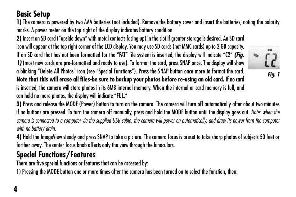 Bushnell IMAGE VIEW 111024 User Manual | Page 4 / 12