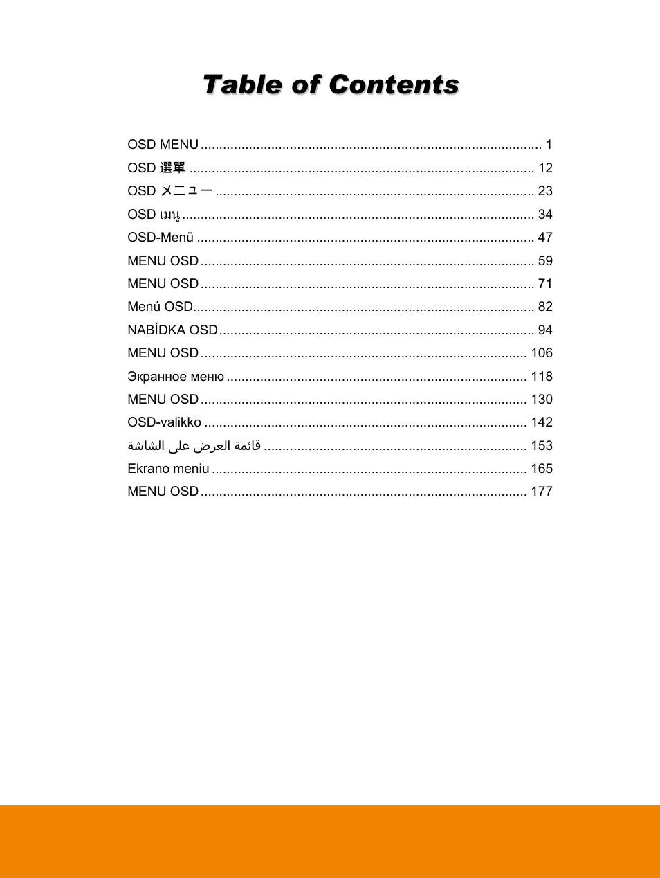 AVer F15 On-screen Display User Manual | 189 pages