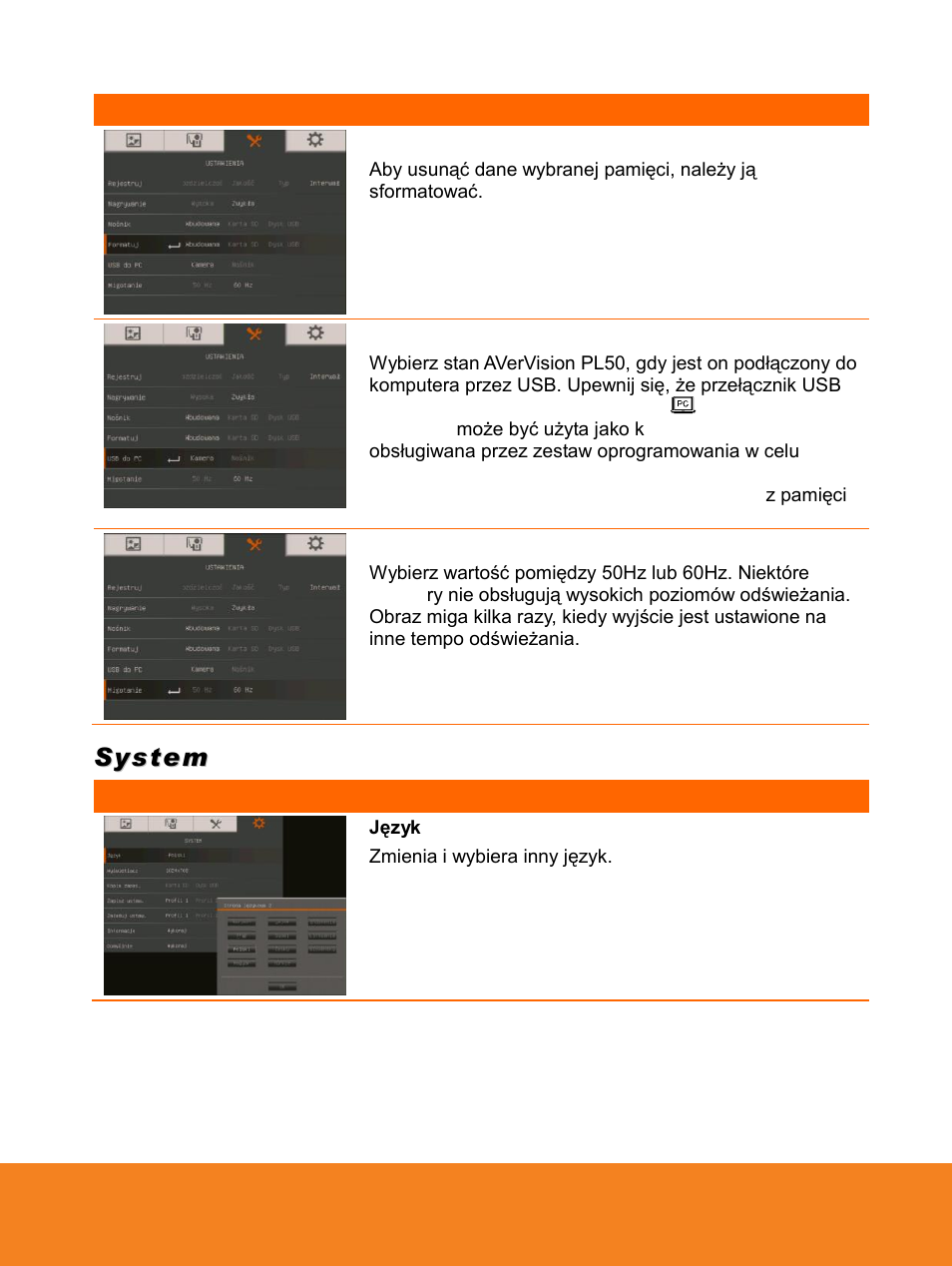 AVer F15 On-screen Display User Manual | Page 115 / 189