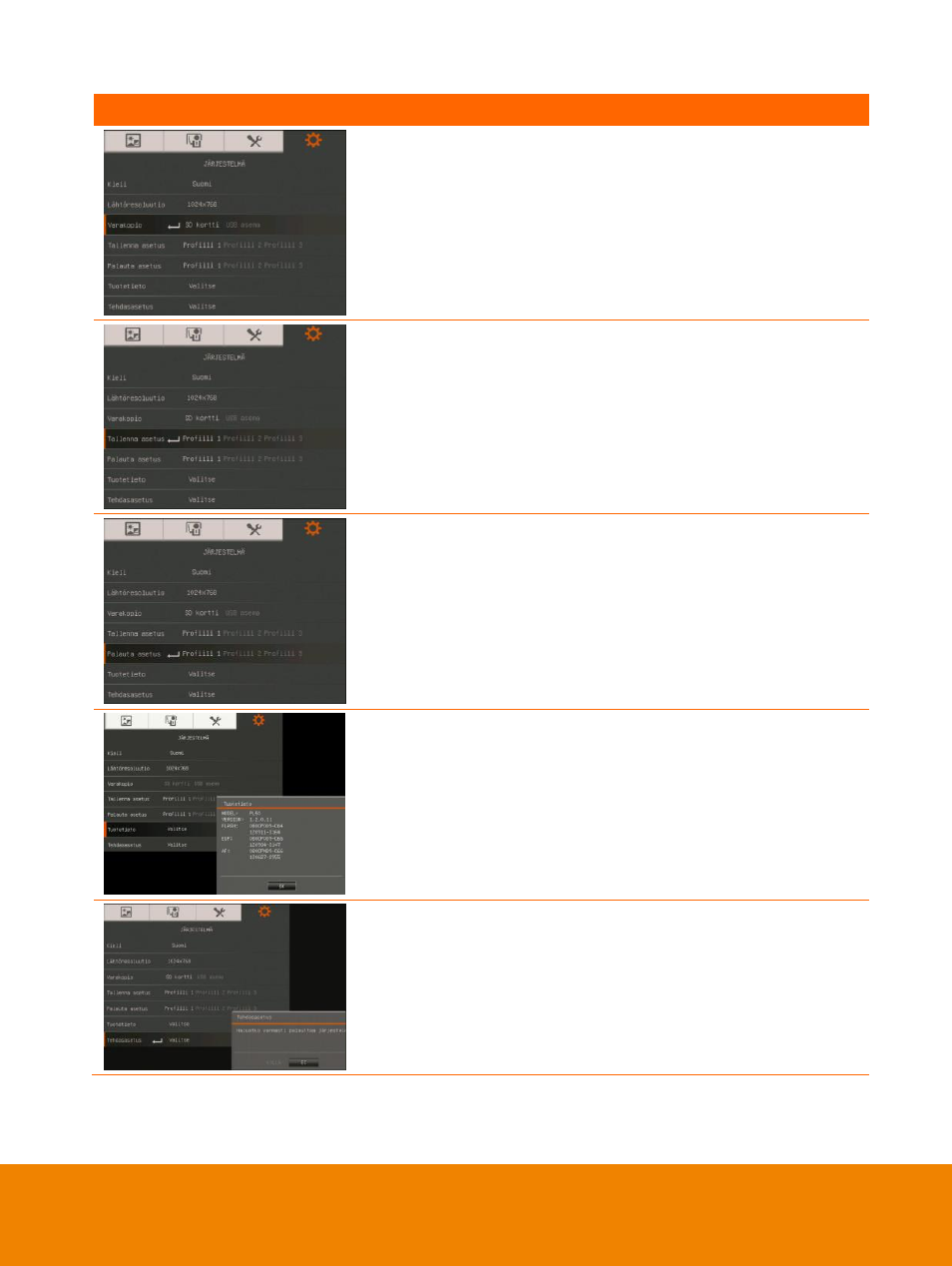 AVer F15 On-screen Display User Manual | Page 152 / 189