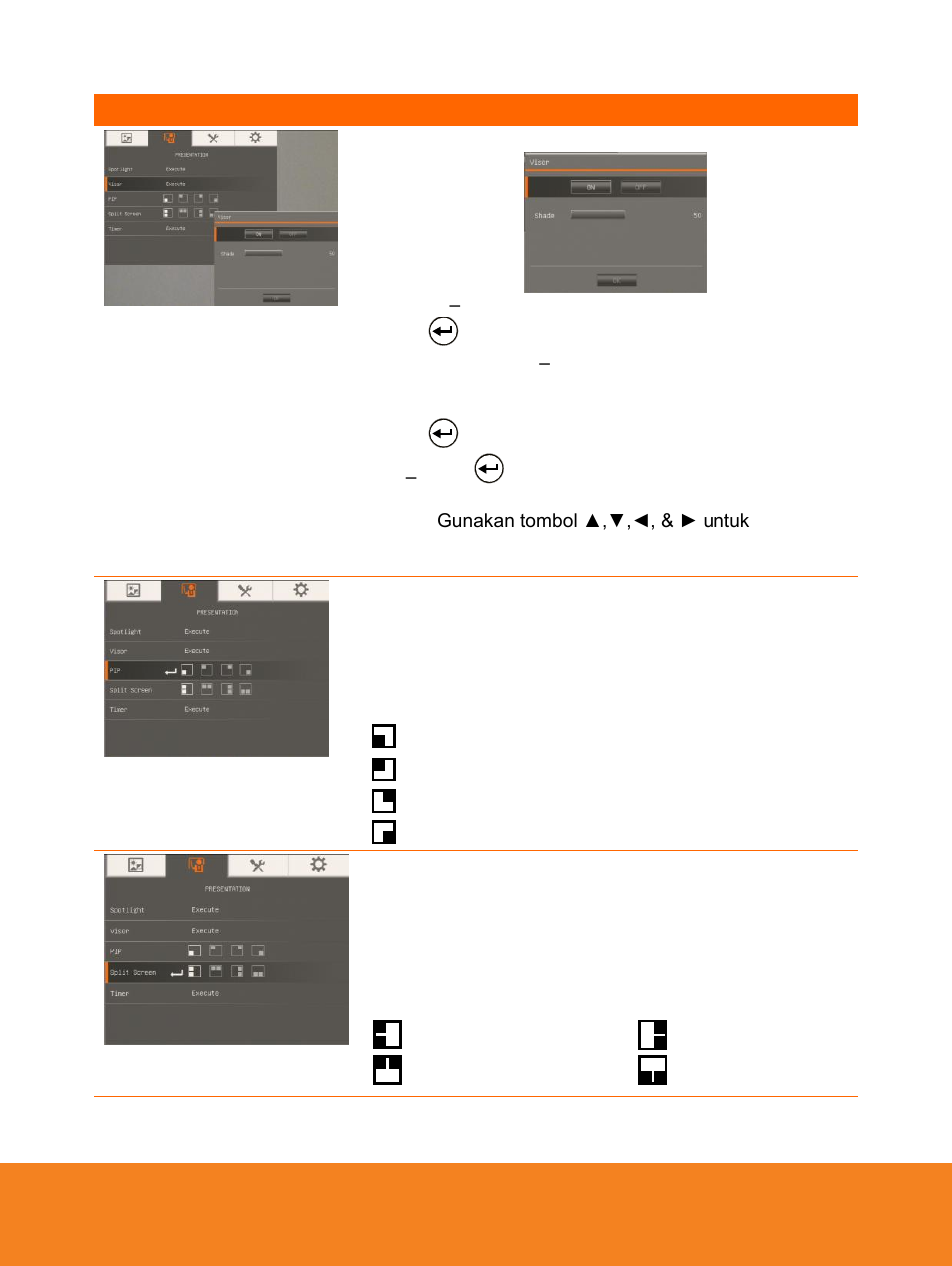 AVer F15 On-screen Display User Manual | Page 183 / 189