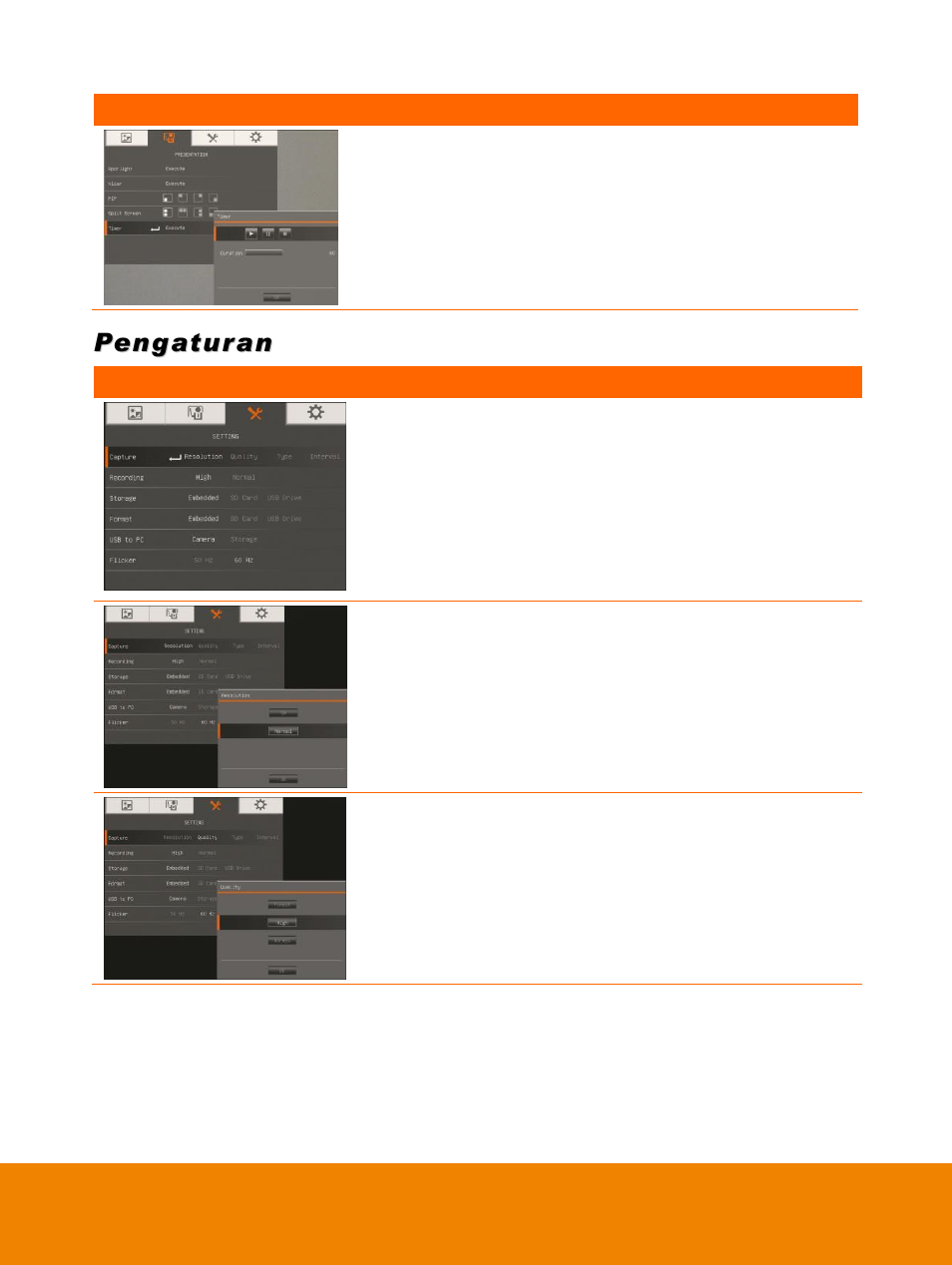 AVer F15 On-screen Display User Manual | Page 184 / 189