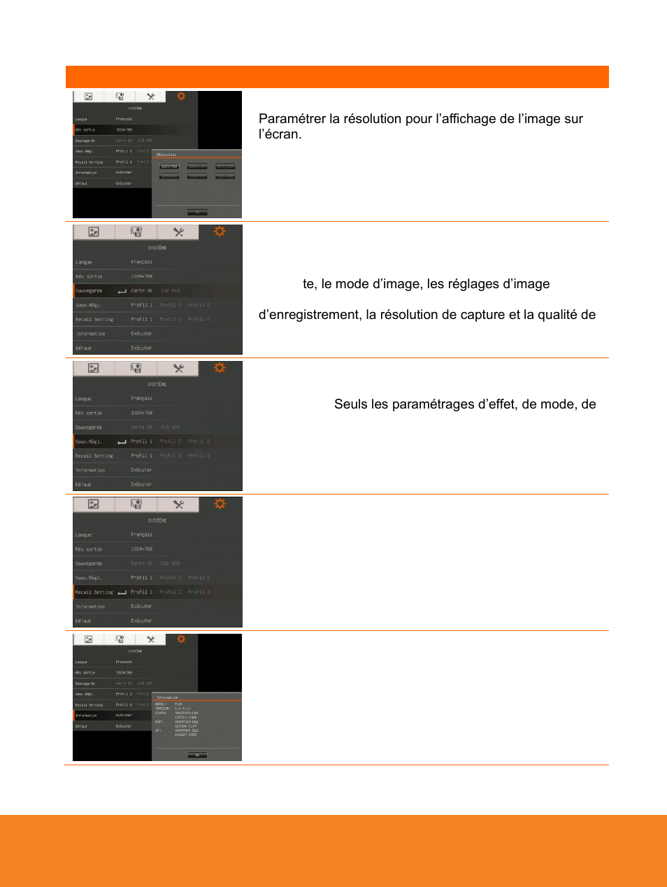 AVer F15 On-screen Display User Manual | Page 69 / 189