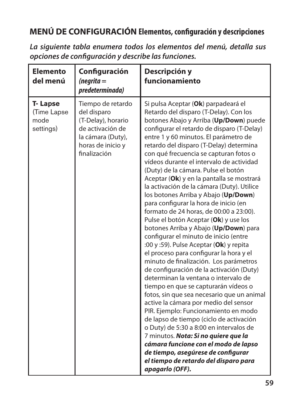 Bushnell X-8 TRAIL CAM 119327 User Manual | Page 59 / 128