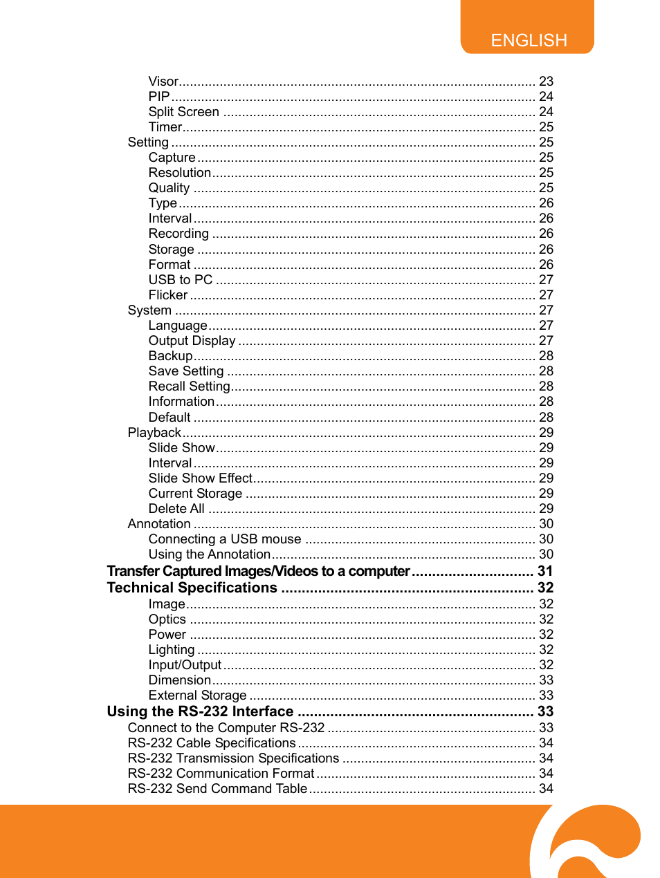 English | AVer F50 user manual User Manual | Page 4 / 47