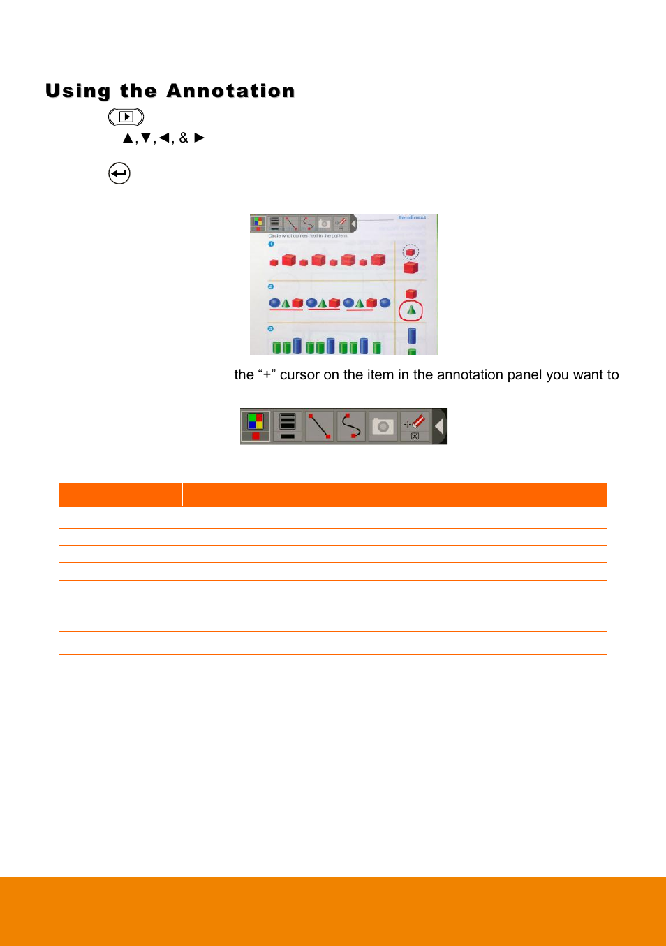 Using the annotation | AVer F50HD user manual User Manual | Page 38 / 51