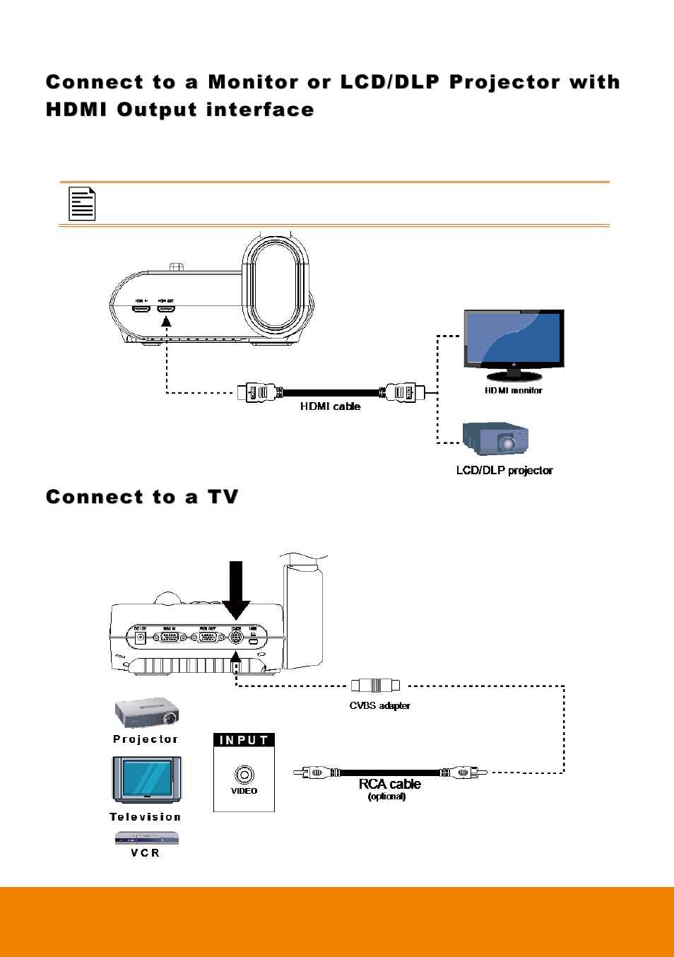 Connect to a tv | AVer F17HD+ User Manual | Page 16 / 40