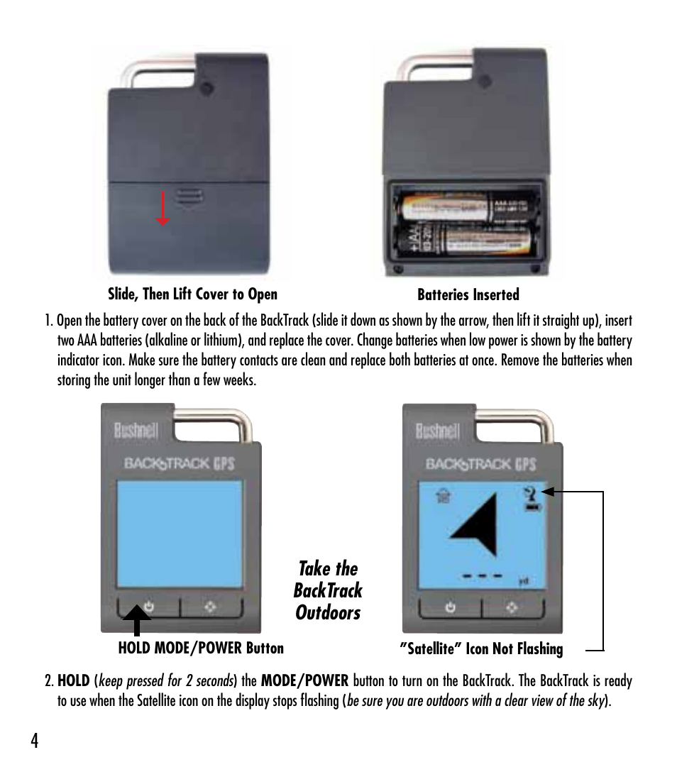 Bushnell 360100 User Manual | Page 4 / 12