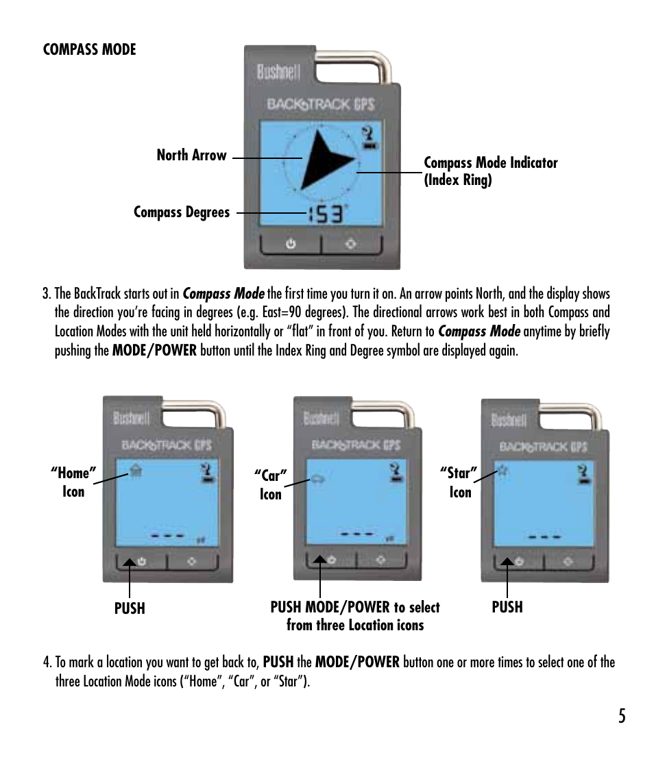 Bushnell 360100 User Manual | Page 5 / 12
