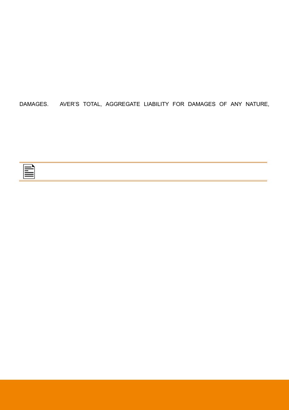 Limitation of liability, Governing law and your rights | AVer 315AF user manual User Manual | Page 48 / 48
