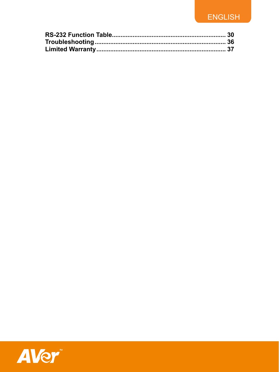 AVer M50(355AF) user manual User Manual | Page 5 / 43