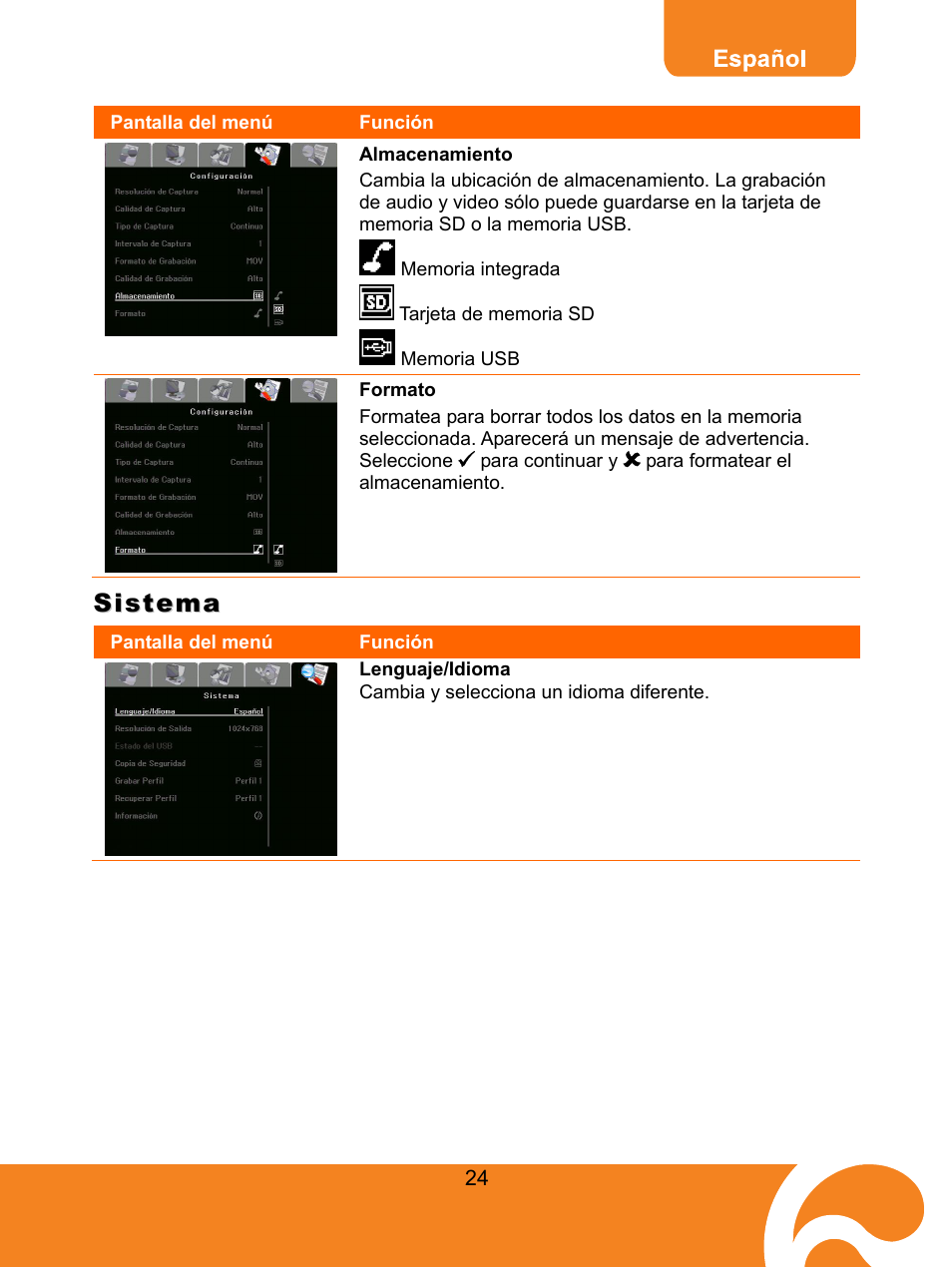 Sistema | AVer M50(355AF) user manual User Manual | Page 28 / 44