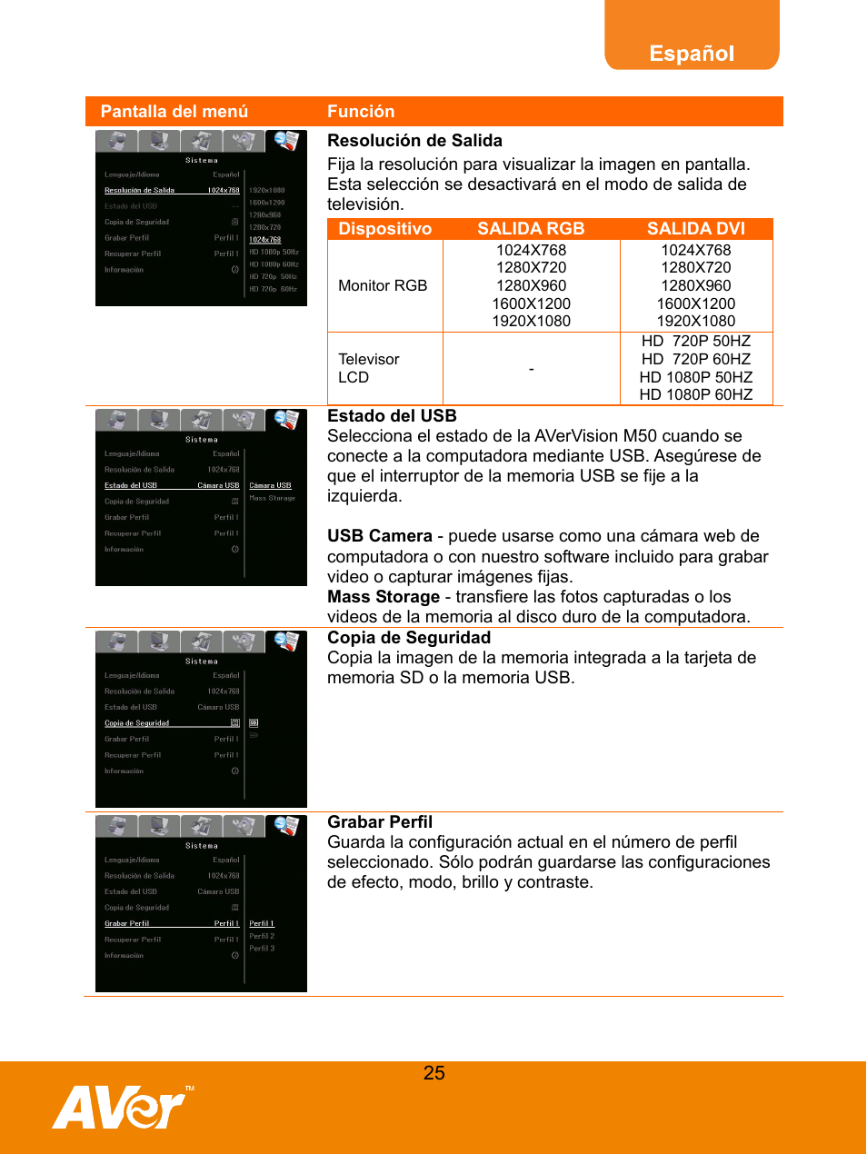 AVer M50(355AF) user manual User Manual | Page 29 / 44