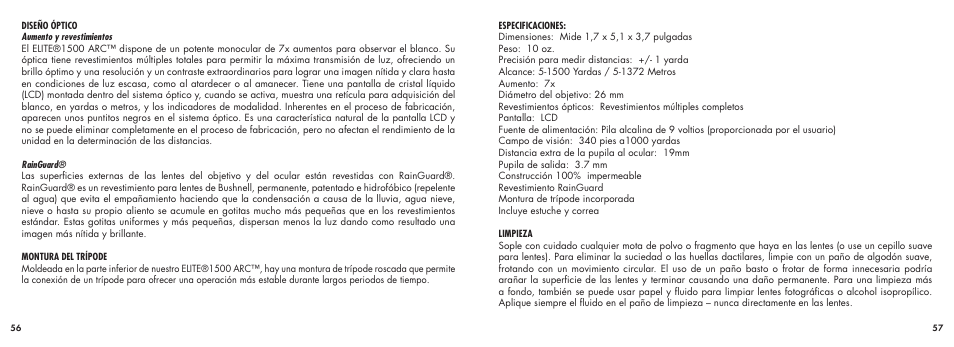 Bushnell ELITE1500ARCTM 20-5101 User Manual | Page 30 / 63