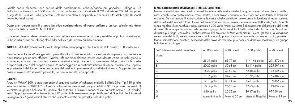 Bushnell ELITE1500ARCTM 20-5101 User Manual | Page 49 / 63