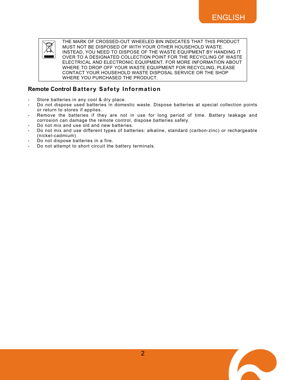English | AVer M30(310AF) user manual User Manual | Page 2 / 27