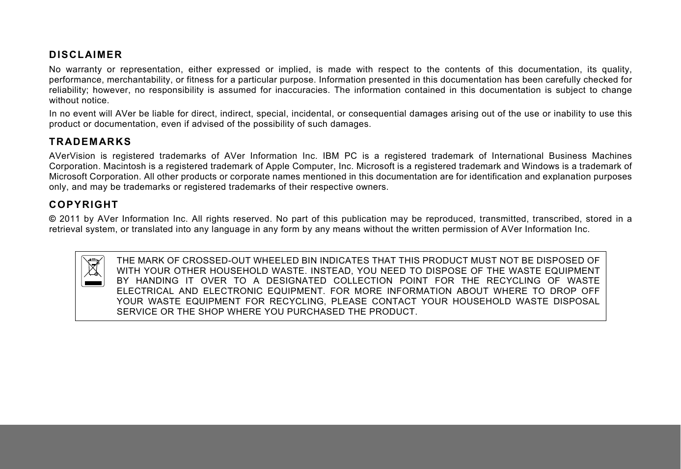 AVer VP-1 User Manual | Page 2 / 16