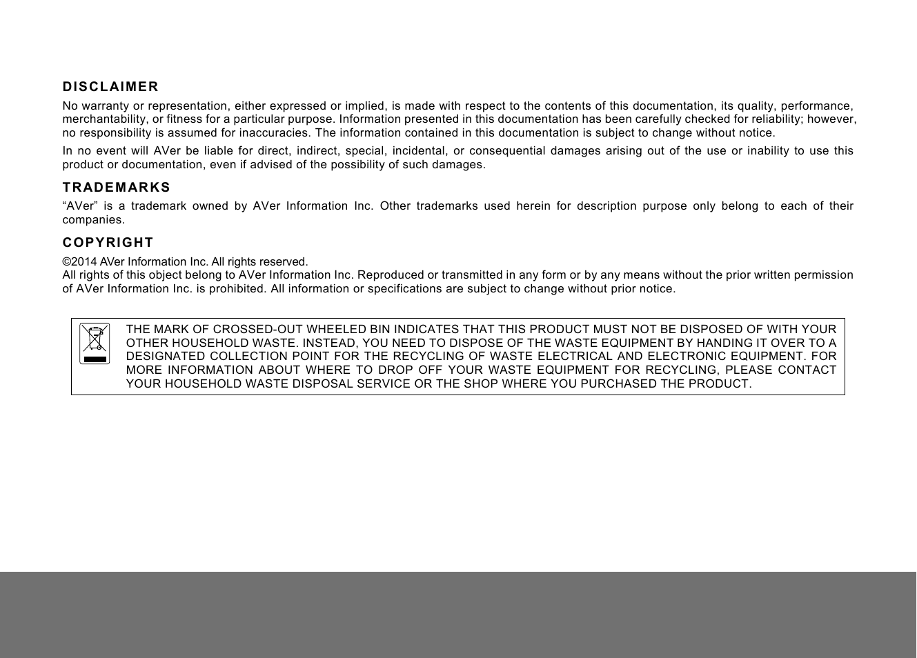 AVer VP-1HD User Manual | Page 4 / 40