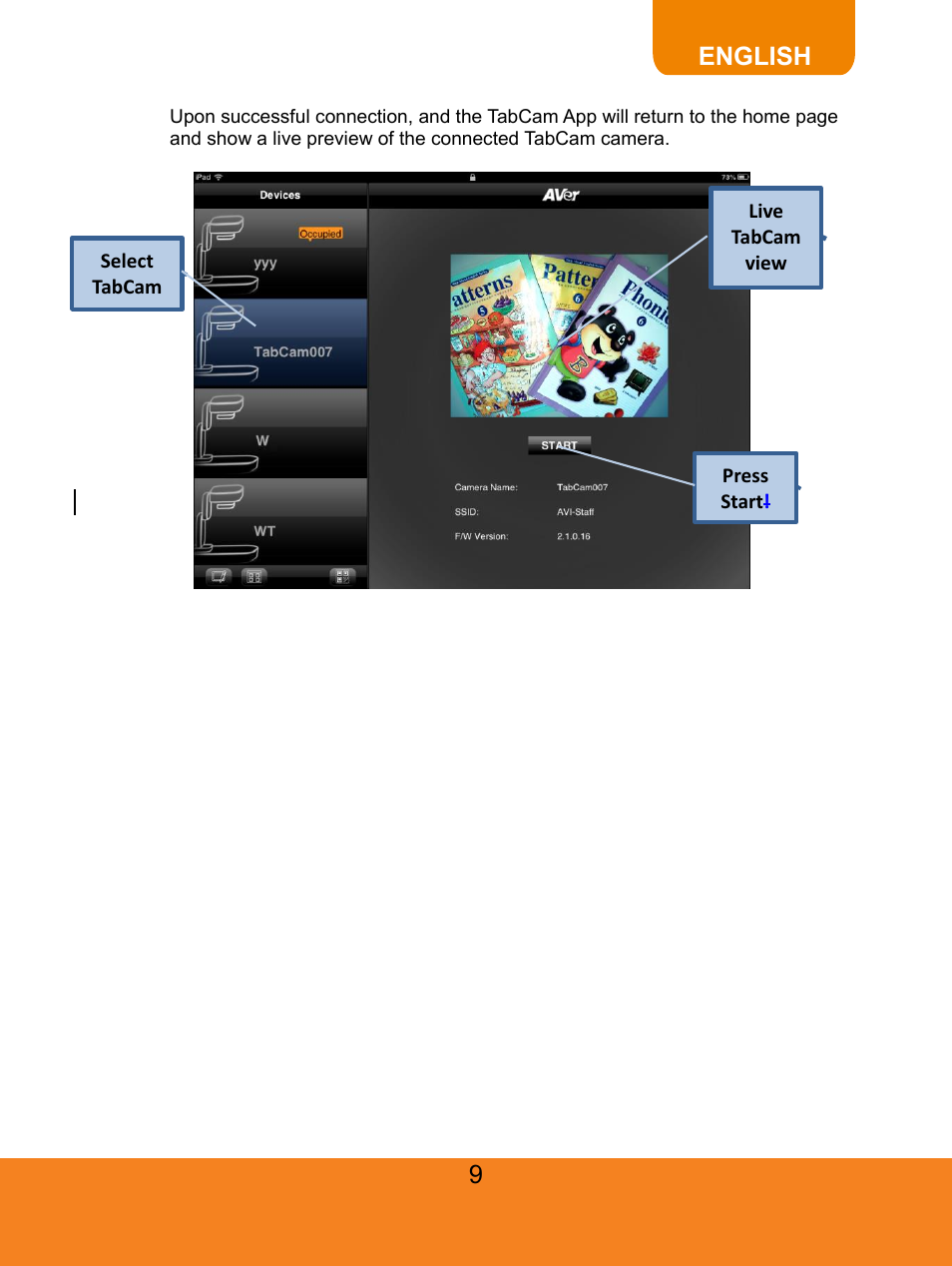 AVer TabCam user manual User Manual | Page 13 / 27