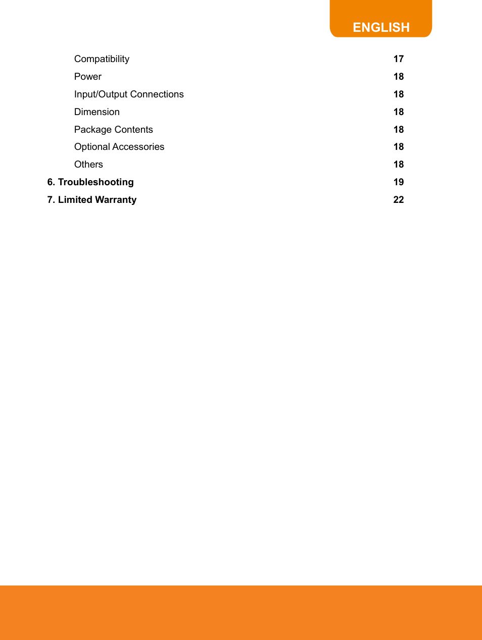 English | AVer TabCam user manual User Manual | Page 4 / 27