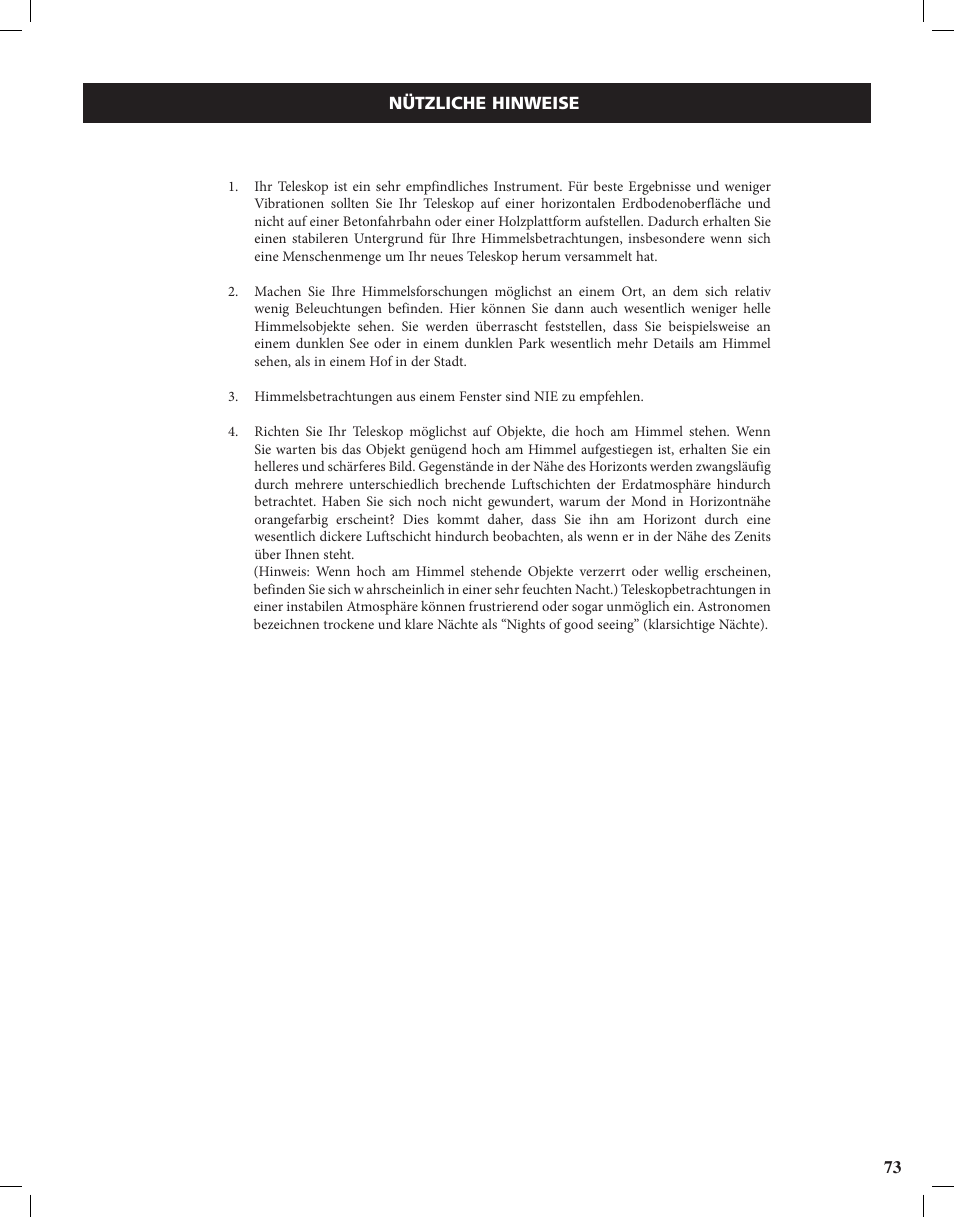 Bushnell Discoverer User Manual | Page 73 / 116