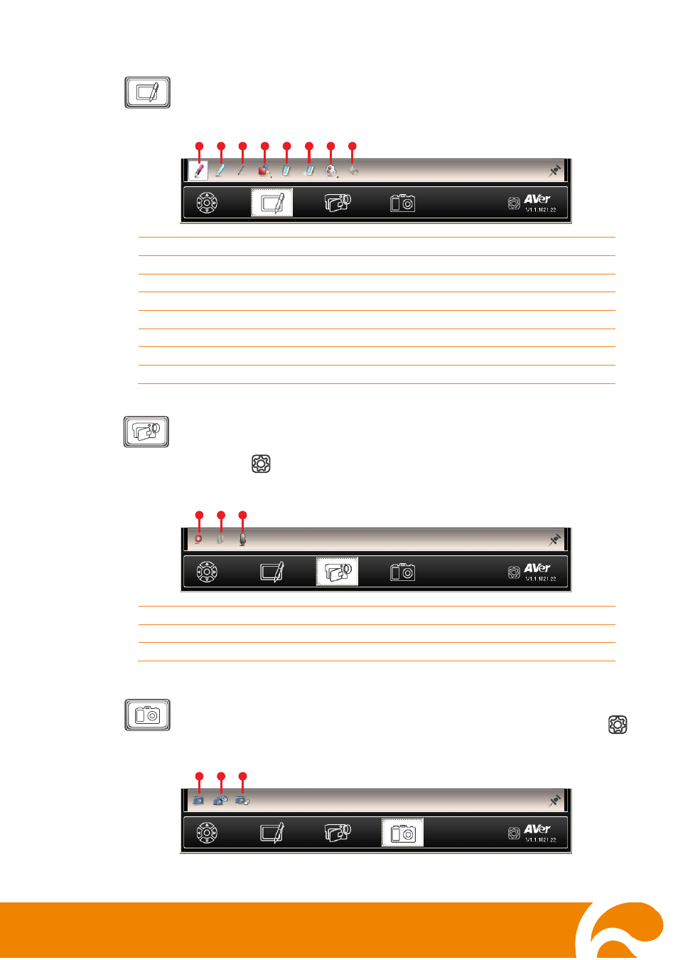 Annotation, Recorder, Capture | AVer A+ Suite User Manual | Page 9 / 11