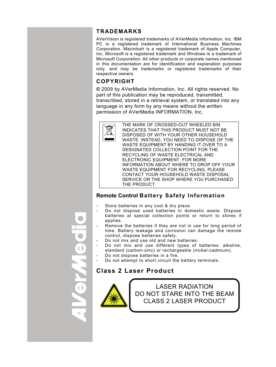 AVer CP355 user manual User Manual | Page 2 / 30