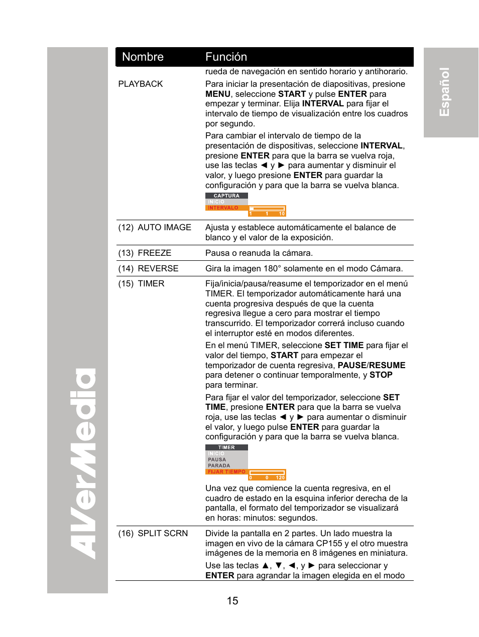 ภาษ าไทย | AVer CP155 user manual User Manual | Page 18 / 30