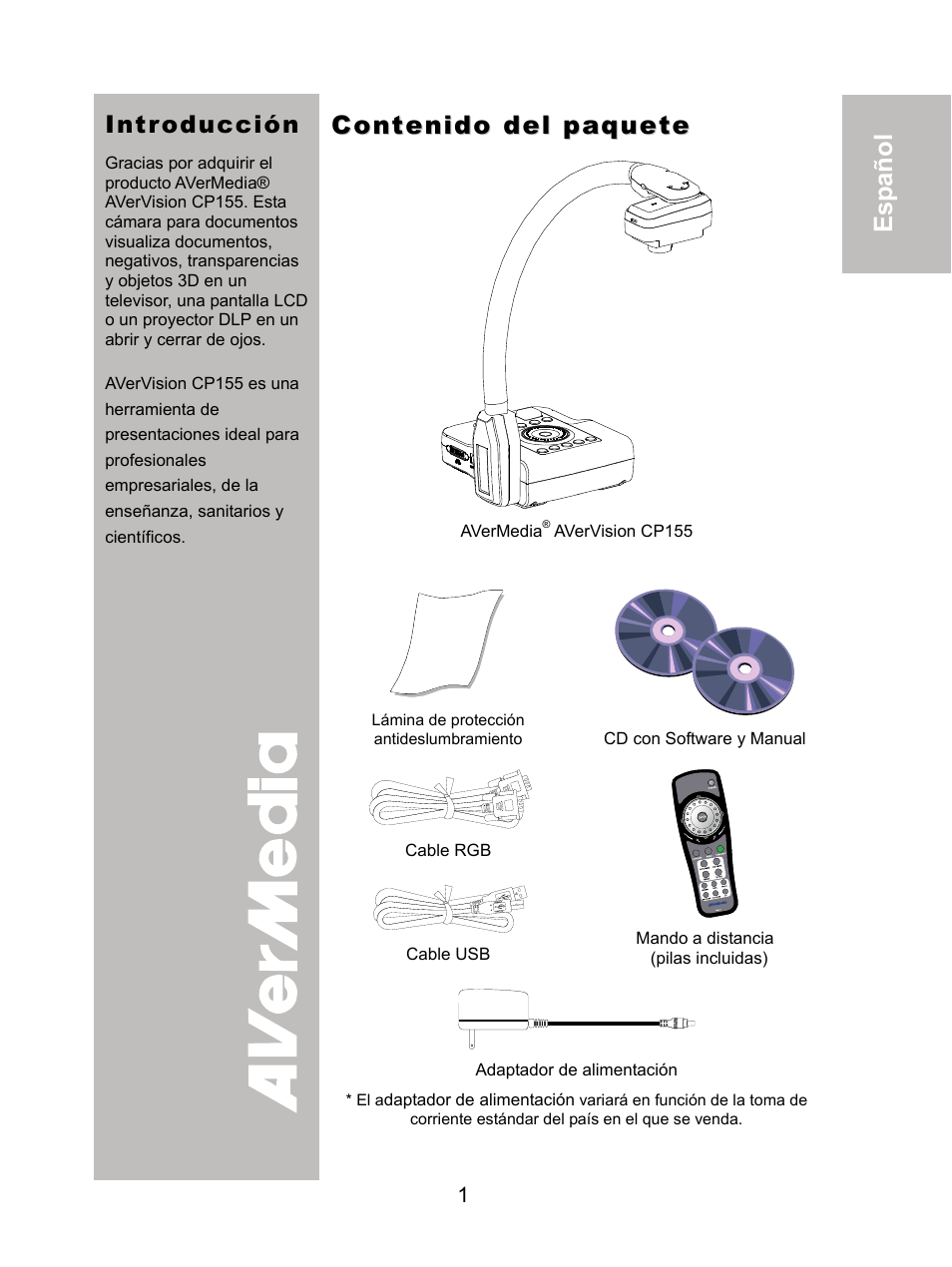 AVer CP155 user manual User Manual | Page 4 / 30