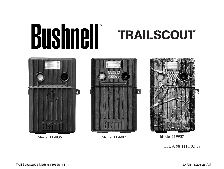 Bushnell 119907 User Manual | 28 pages