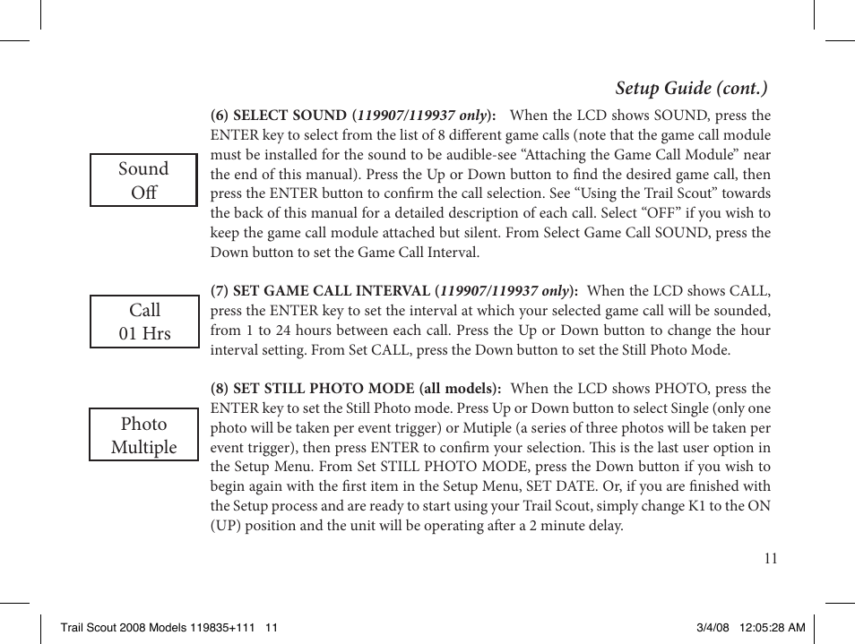 Bushnell 119907 User Manual | Page 11 / 28