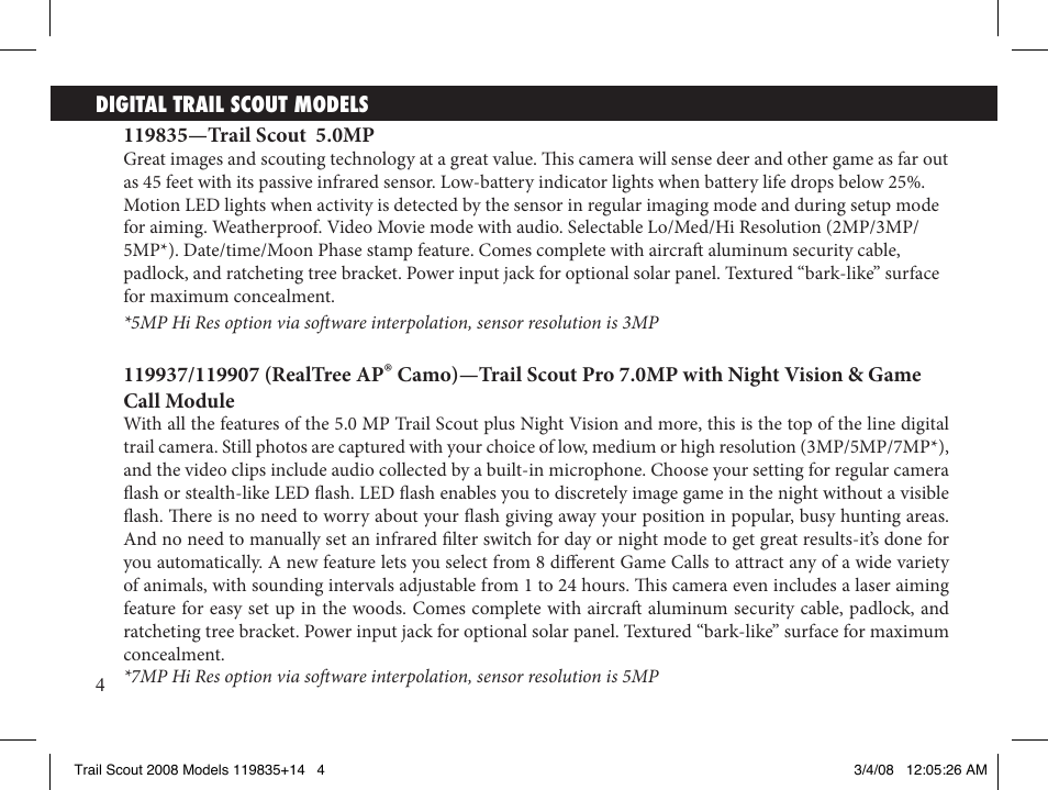 Bushnell 119907 User Manual | Page 4 / 28