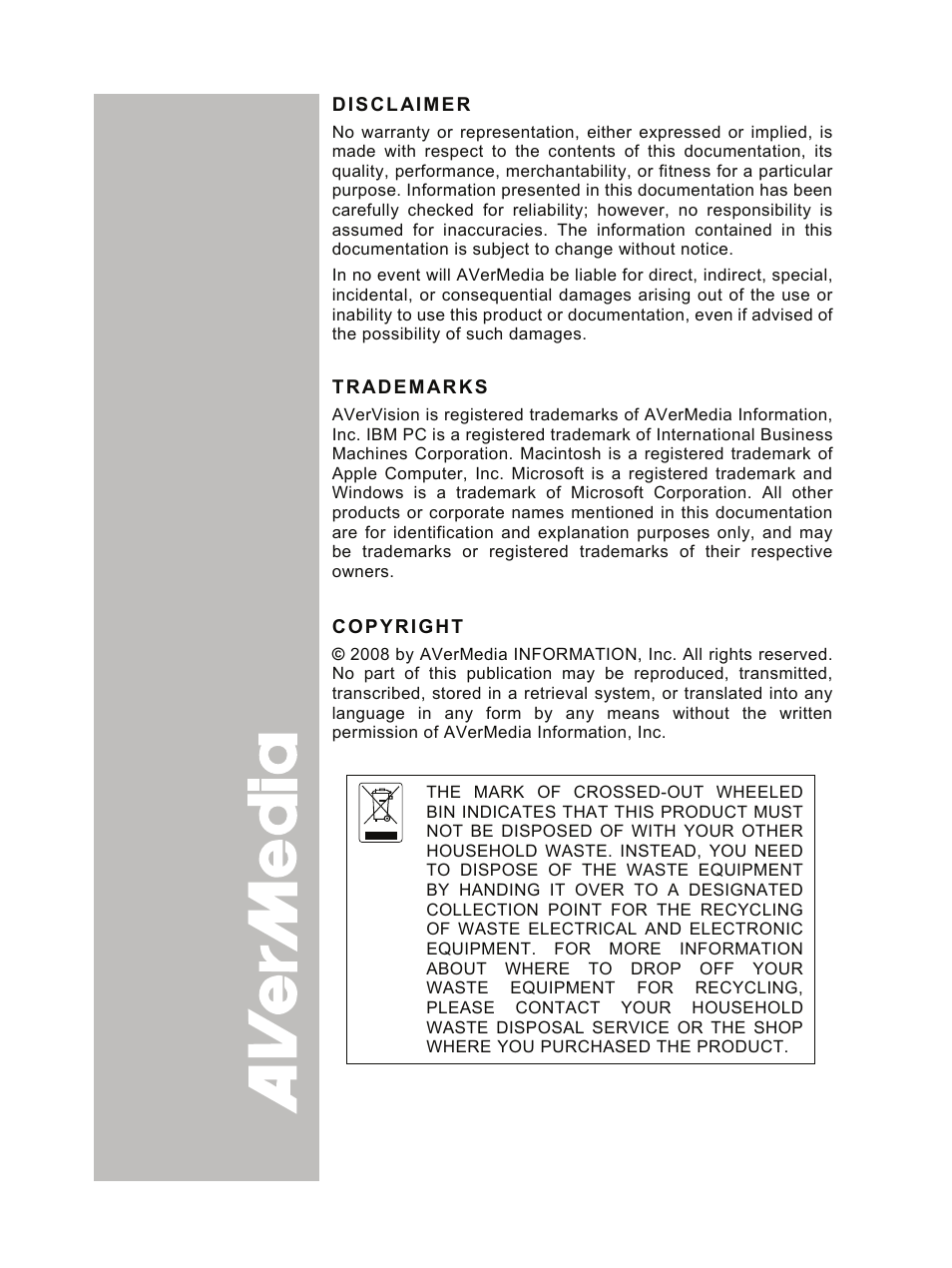 AVer CP150 user manual User Manual | Page 2 / 26
