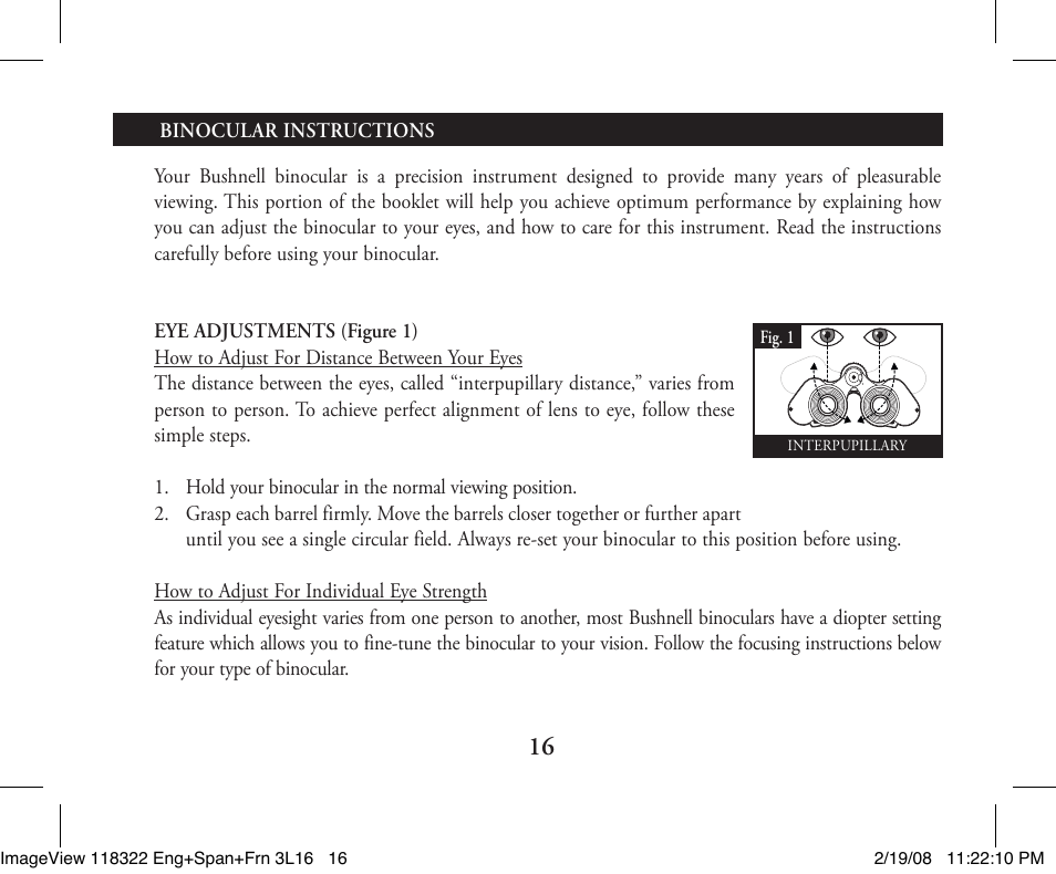 Bushnell 11-8322G User Manual | Page 16 / 52