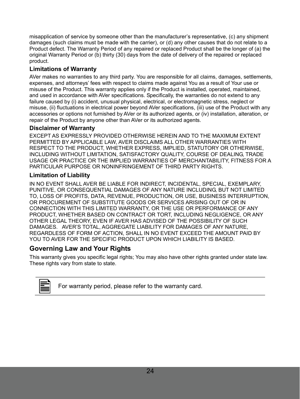 AVer 300AF user manual User Manual | Page 30 / 30