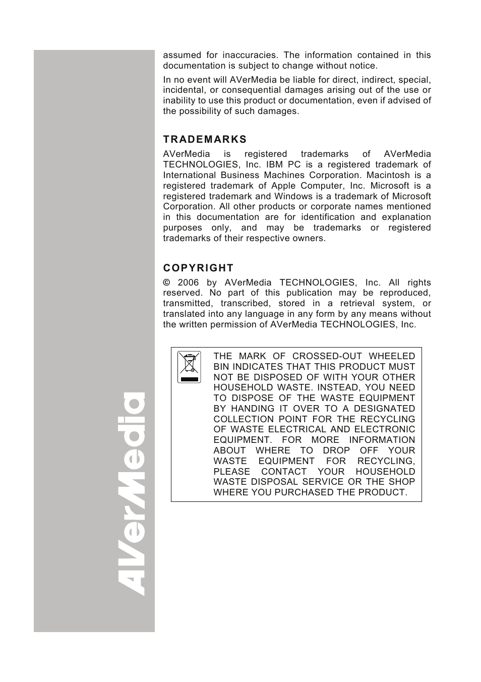 AVer 300AF user manual User Manual | Page 4 / 170