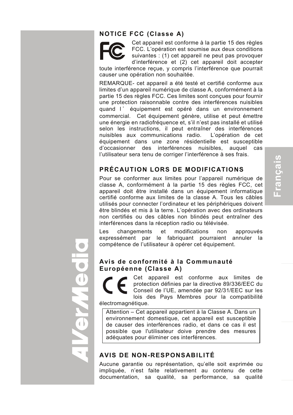 AVer 300AF user manual User Manual | Page 59 / 170